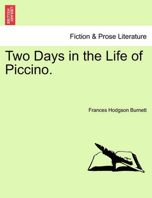 Book cover for Two Days in the Life of Piccino.