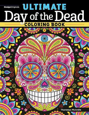 Book cover for Ultimate Day of the Dead Coloring Book