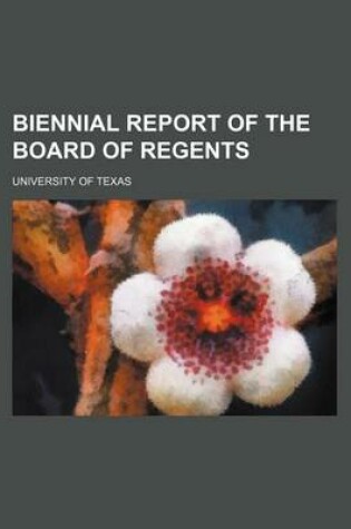 Cover of Biennial Report of the Board of Regents