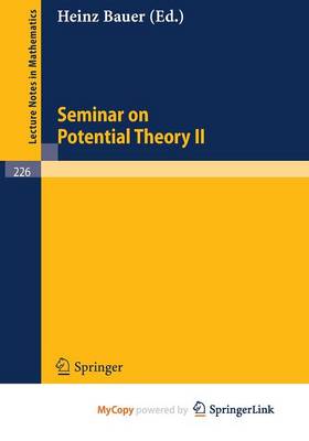 Book cover for Seminar on Potential Theory II