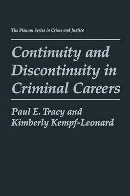 Cover of Continuity and Discontinuity in Criminal Careers