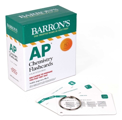 Book cover for AP Chemistry Flashcards, Fourth Edition: Up-To-Date Review and Practice + Sorting Ring for Custom Study