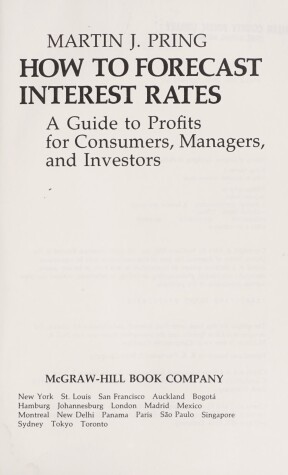 Book cover for How to Forecast Interest Rates