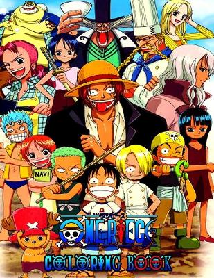 Book cover for One Piece Coloring Book