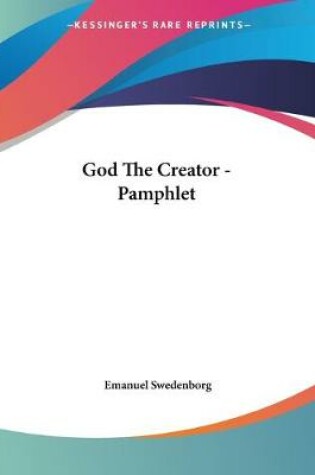 Cover of God The Creator - Pamphlet