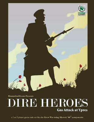 Book cover for Dire Heroes: Gas Attack at Ypres