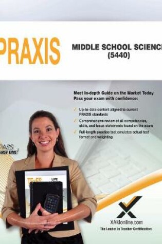 Cover of Praxis Middle School Science (5440)
