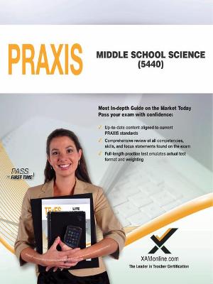 Book cover for Praxis Middle School Science (5440)