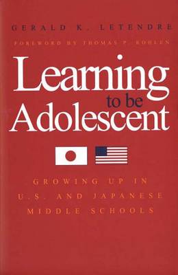 Book cover for Learning to be Adolescent