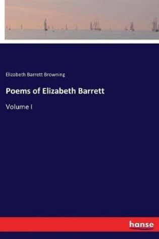 Cover of Poems of Elizabeth Barrett
