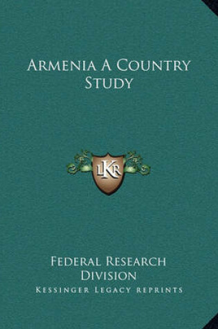 Cover of Armenia a Country Study