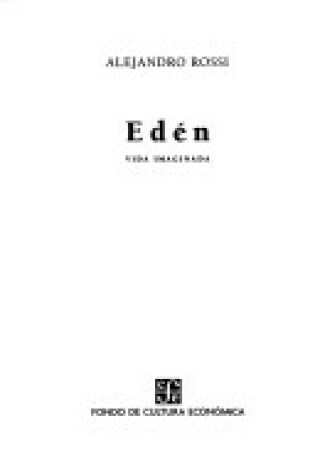 Cover of Eden, Vida Imaginada