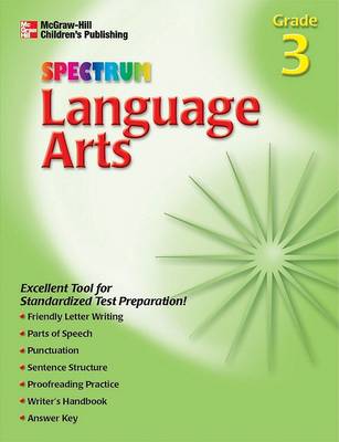 Cover of Spectrum Language Arts, Grade 3