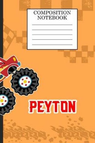 Cover of Compostion Notebook Peyton