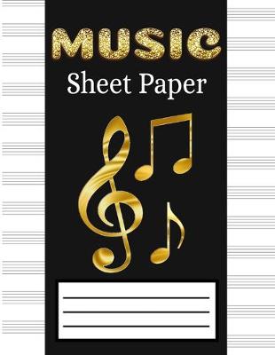 Book cover for Music Sheet Paper