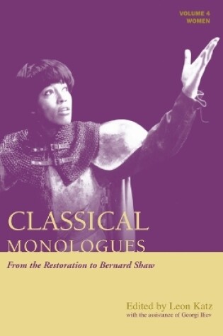 Cover of Classical Monologues: Women