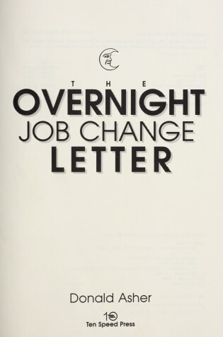 Cover of The Overnight Job Change Letters