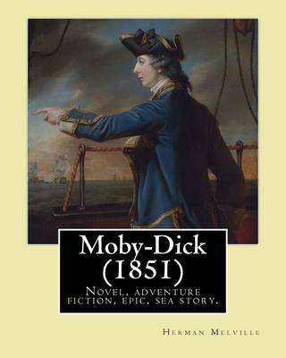 Book cover for Moby-Dick (1851). By
