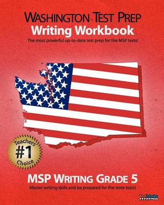 Book cover for Washington Test Prep Writing Workbook Msp Writing Grade 5