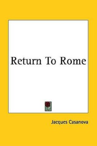 Cover of Return to Rome