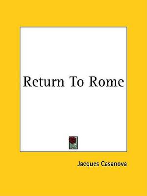 Book cover for Return to Rome