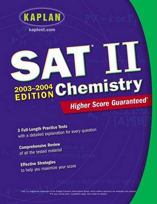 Cover of Kaplan SAT II Chemistry