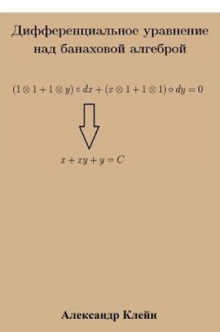 Cover of Differential Equation over Banach Algebra (Russian Edition)