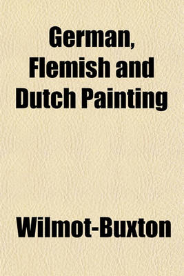 Book cover for German, Flemish and Dutch Painting