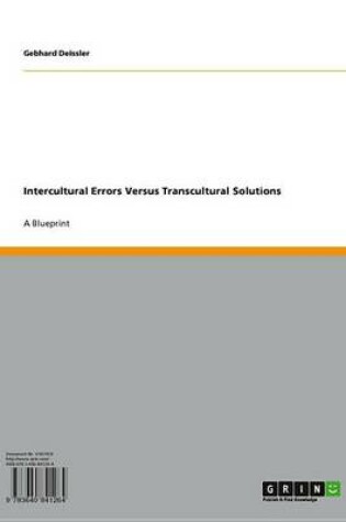 Cover of Intercultural Errors Versus Transcultural Solutions