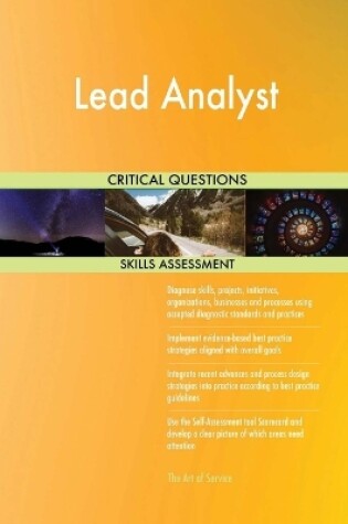 Cover of Lead Analyst Critical Questions Skills Assessment