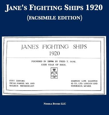 Book cover for Jane's Fighting Ships 1920 (facsimile edition)