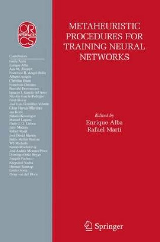 Cover of Metaheuristic Procedures for Training Neural Networks