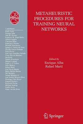 Book cover for Metaheuristic Procedures for Training Neural Networks