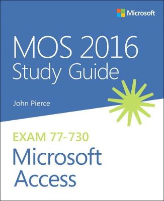 Book cover for MOS 2016 Study Guide for Microsoft Access