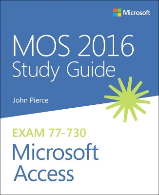 Cover of MOS 2016 Study Guide for Microsoft Access