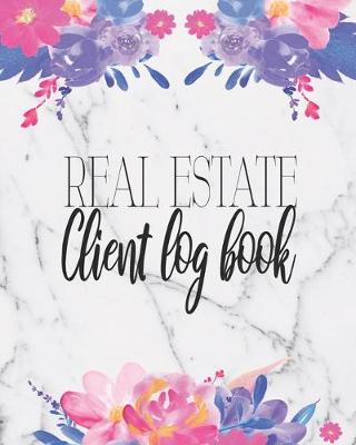 Book cover for Real Estate Client Log Book