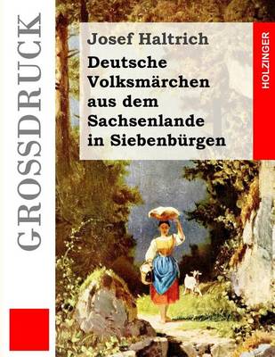 Book cover for Deutsche Volksmarchen aus dem Sachsenlande in Siebenburgen (Grossdruck)