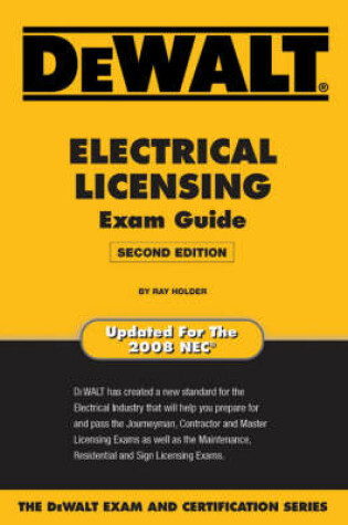 Cover of Dewalt Electrical Licensing Exam Guide