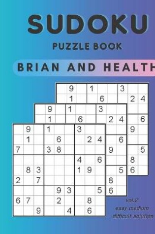 Cover of Sudoku Puzzle Book Brian and Health