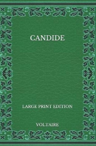 Cover of Candide - Large Print Edition