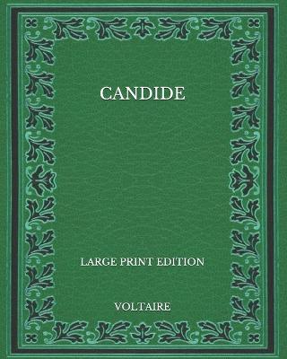 Book cover for Candide - Large Print Edition