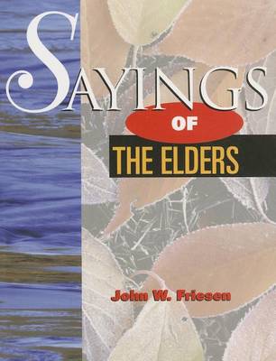 Book cover for Sayings of the Elders