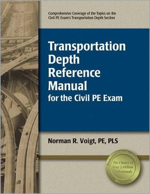 Book cover for Transportation Depth Reference Manual for the Civil PE Exam