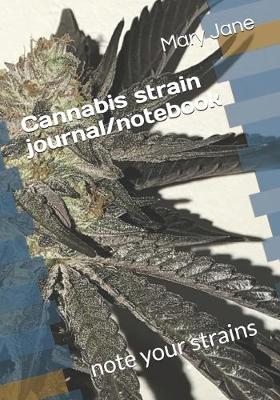 Book cover for Cannabis strain journal/notebook