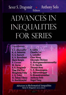 Book cover for Advances in Inequalities for Series