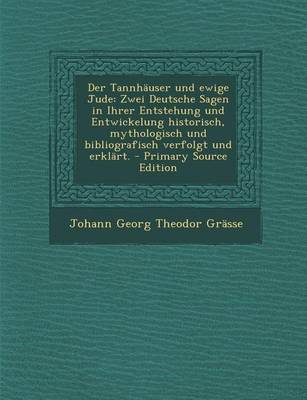 Book cover for Der Tannhauser Und Ewige Jude