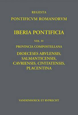 Book cover for Iberia Pontificia. Vol. IV