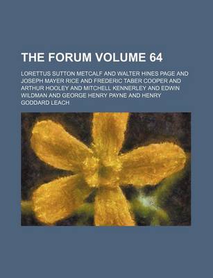 Book cover for The Forum Volume 64