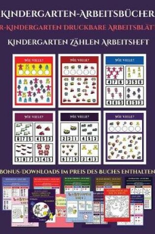 Cover of Vor-Kindergarten Druckbare Arbeitsblätter (Zählen lernen für Vorschulkinder)