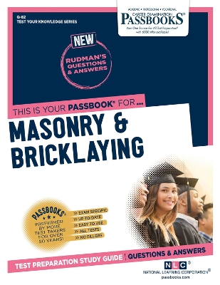 Book cover for Masonry & Bricklaying